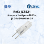 Lámpara Bi-pin 24V / 50W / GY6,35.