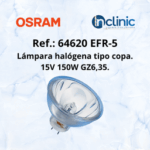 Foco tipo Copa 15V / 150W / GZ6,35.