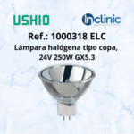 Lápara tipo copa 24V / 250W / GX5,3.